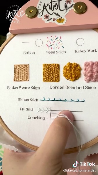 Learn How to Create Beautiful Fly Stitch Embroidery Designs