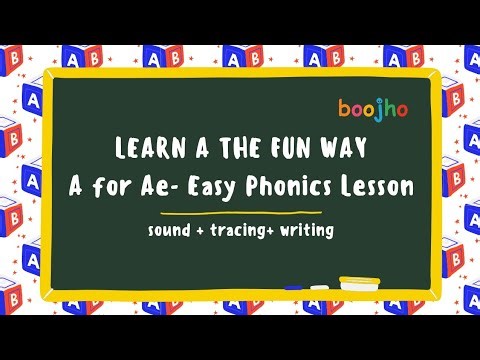 Learn A the fun way | A for Ae- Easy Phonics Lesson | Sound + Tracing + Writing A
