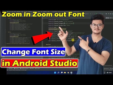 How to Change Font Size in Android Studio | how to change text size in android studio