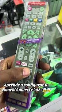 Cómo configurar control universal para Smart TV | 2025