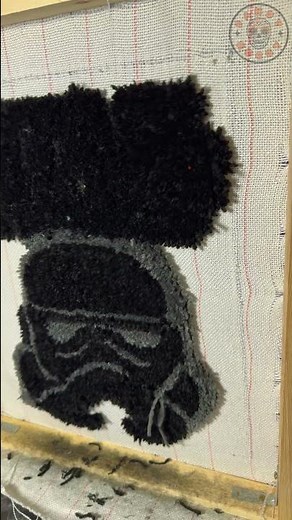 STARWARS RUG 🔱 | ASMR 🔊 #tufting#diy#shorts#satisfying#asmr