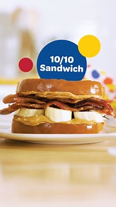 42K views · 232 reactions | We're just a hunk, a hunk of 핓핦핣핟핚핟하 핝할핧핖 for the Elvis special! Would you eat this famous peanut butter, bacon, and banana sandwich? 樂 | Wonder Bread USA | Facebook