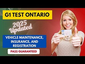 G1 Practice Test ONTARIO 2025 | G1 Driving Test | Your VEHICLE | Complete Questions 2025