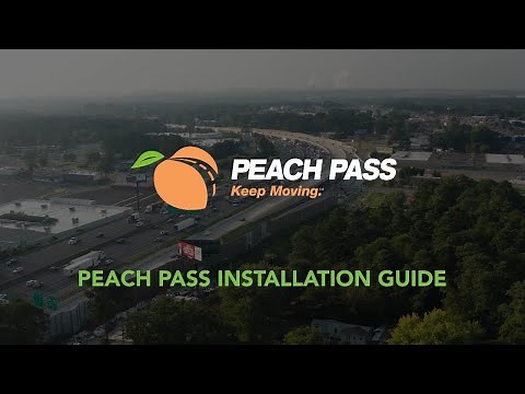 Peach Pass Transponder Installation Guide