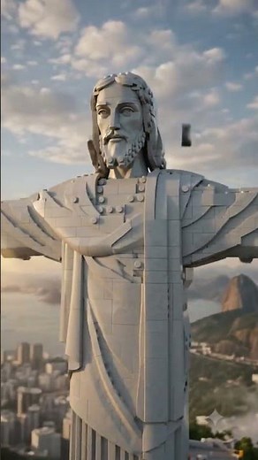 4 Million LEGO Pieces Create a Wonder of the World! #lego#timelapse #building