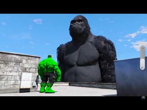 King Kong vs Team Hulk