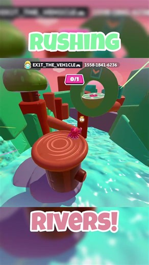 Rushing Rivers! by ‪@Exit_The_Vehicle‬ #fallguys #shorts