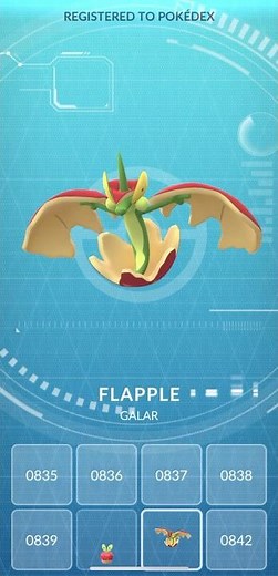 [Pokemon GO] New Dex Entry! Full Evolution Line of Applin into Flapple! #pokemongo #applin #flapple