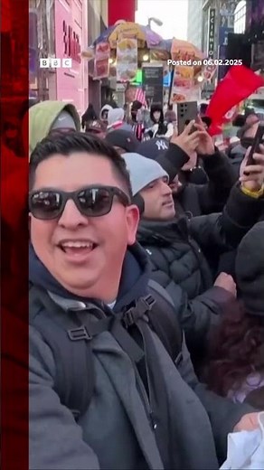 Cristiano Ronaldo statue unveiled in Times Square on footballer’s 40th birthday. #BBCNews