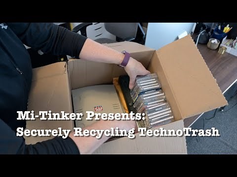 Securely Recycle CDs, DVDs, Drives and TechnoTrash