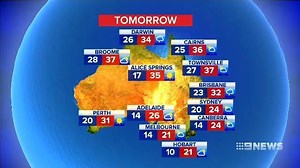 Our national weather forecast for Wednesday, January 3. #9News | http://9News.com.au | 9 News