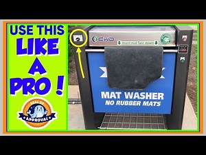 How To Use The Automatic Floor Mat Washer Like A Pro!