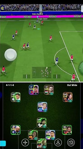 4-1-1-4 Formation 🗿💥 #efootball2026 #pes #shorts