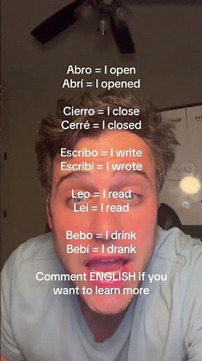 10 English Verbs in Present and Past | Aprende Inglés Fácil