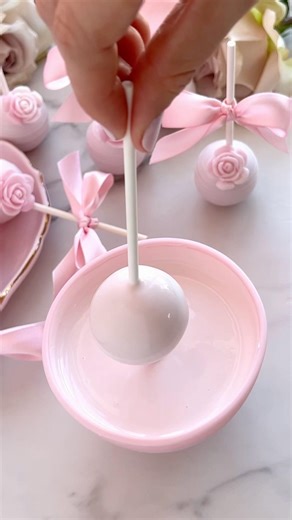 Simple Pink Floral Cake Pops | Mother’s Day, Baby Shower, Birthday Party Treat Inspiration!💖