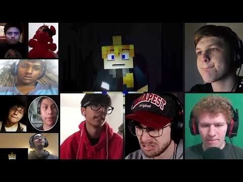 "Just An Attraction" | FNAF Minecraft Music Video | (Song by TryHardNinja) [REACTION MASH-UP]#745