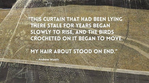 Andrew Wyeth's "Wind from the Sea" will make your hair stand on end. See for yourself at SAM, "Andrew Wyeth: In Retrospect" is on view through 1/15. visitsam.org/wyeth #AndrewWyeth | Seattle Art Museum