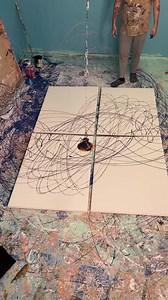 12K views · 188 reactions | Playing with some hybrid techniques! #artist #actionpainting | Cole's Color | Facebook