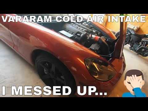 I DESTROYED my C6 LS3 Corvette During this Vararam Cold Air Intake Install! MORE POWA BABY!!!