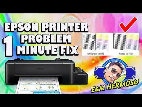 EPSON L121 PRINTING LINES PROBLEM FIX | EPSON L120, L565, L3110, L3150, L310, L220| HEAD CLEANING