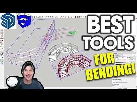 The Best Extensions for BENDING OBJECTS in SketchUp! (And when to use them)