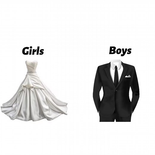 girls and boys switch outfits trend: girls boys outfit ideas