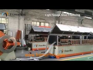 cold formed steel framing structure for lgs machine