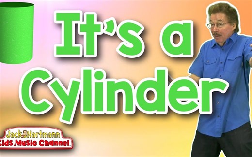 It's a Cylinder! - 3D Shapes Song for Kids - Jack Hartmann