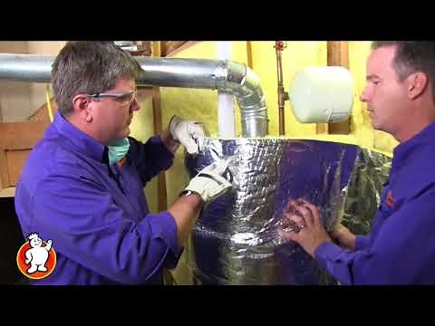 How to install the Frost King Water Heater Insulation Blanket