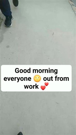 Good morning everyone 🌞 out from work 💕 | Juliet Cruz