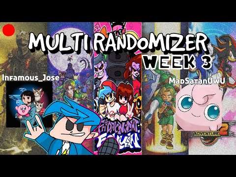 🔴 MULTI RANDOMIZER CON AMIGOS - Semana #4 | Friday Night Funkin - Maestro Oscar