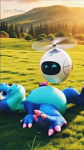 Bluey_&_the_Happy_roBot #shorts #kidsanimation #kidsstory #animation #funny