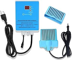 Drop-in Hot Tub Salt System Conversion kit Salt Chlorine Generator for Hot Tubs and Swim Spas up to 2000 Gallons