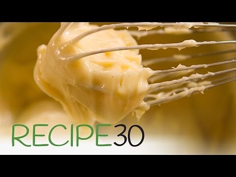 Creme Patissiere or Pastry Cream , the French custard filling