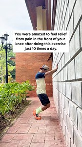 1.2M views · 6.6K reactions | You won’t believe how fast front knee pain can ease up — just 10 reps of this simple exercise a day can make a huge difference! Stay consistent and feel the results. 例#KneePainRelief #PhysicalTherapyTips #StrongKnees #PainFreeMovement #DailyExercise | Physical Therapy Session | Facebook