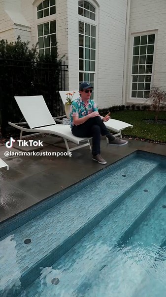 Why risk a little robot plotting in your backyard when your pool can clean itself? 👀 With an in-floor cleaning system, built-in pop-up heads work like a sprinkler system-automatically pushing debris to the drain without any moving robot involved. Smarter. Cleaner. Zero robot drama. Book your free consultation with Landmark Custom Pools . #HoustonPools #CustomPools #NewPoolCare #poolmaintenance