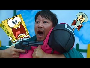 i put spongebob music over ,,Squid Game - Honeycomb / Ppopgi" [Part 2]