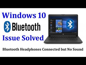 Windows 10 Bluetooth issue Solved 2020 | Bluetooth Speaker & Headphones Connected but No Sound ?