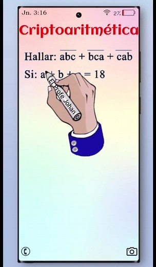 Criptoaritmética #rm #elprofejohan #aprendeentiktok #AprendeEnTikTok