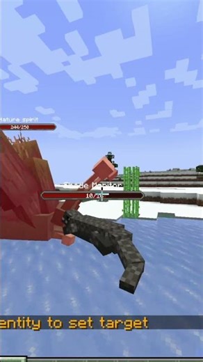 Nature Spirit vs Shade Monitor (Minecraft Mob Battle)