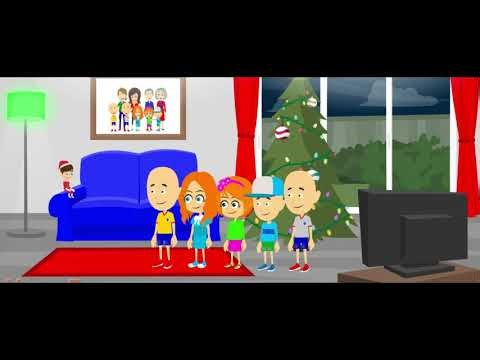 Classic Caillou Gets Grounded on Christmas!