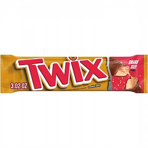 Twix Milk Chocolate Caramel Cookie Candy Bars, Share Size - 3.02 oz Pack