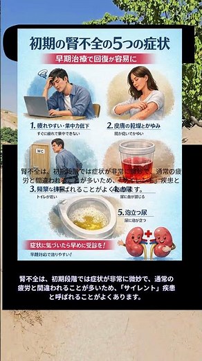 腎不全の初期段階の 5 つの症状を認識し、治療が早ければ早いほど回復しやすくなります