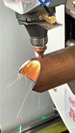 iron cutting process using a laser machine