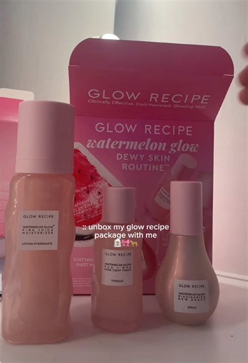 Unboxing My Glow Recipe Skincare Package