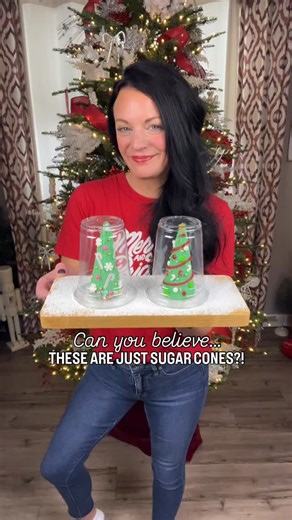 🎄These Christmas tree treats are SO cute… and YES, they’re made from upside-down sugar cones! 💗 Perfect holiday class treat, preschool cooking activity, or easy weekend craft with kids. ✨ SAVE this reel because the HOW-TO video is coming soon! 👀 👇🏼Want the tutorial? Comment TREE below! #holidaytreats #christmassnacks #kidfriendlyrecipes #holidayideasforkids #holidaycrafts #preschoolactivities #kidactivities #easyholidaytreats #christmasfun #kidscooking #christmastreatideas #funfoodforkids #