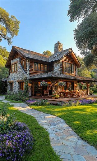 5.9K views · 769 reactions | Step Inside This DREAMY Log Cabin Retreat! ✨ | Outdoor Living | Facebook