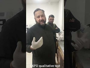 G6PD qualitative test|| G6PD qualitative test procedure||G6PD deficiency||G6PD blood test