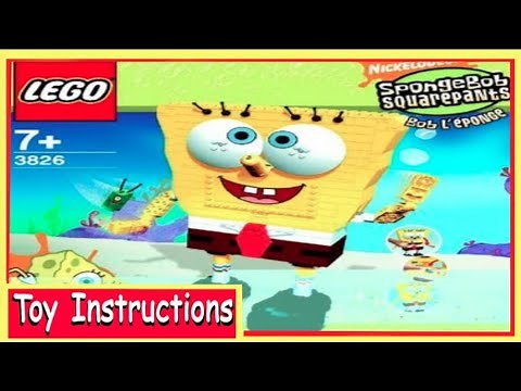 How To Build-LEGO SpongeBob Squarepants 3826 Build-a-Bob Instructions