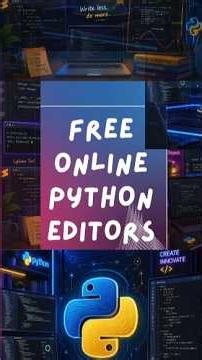 Code Python Anywhere: 4 Best Free Online Editors #coding # #programming #shorts #python